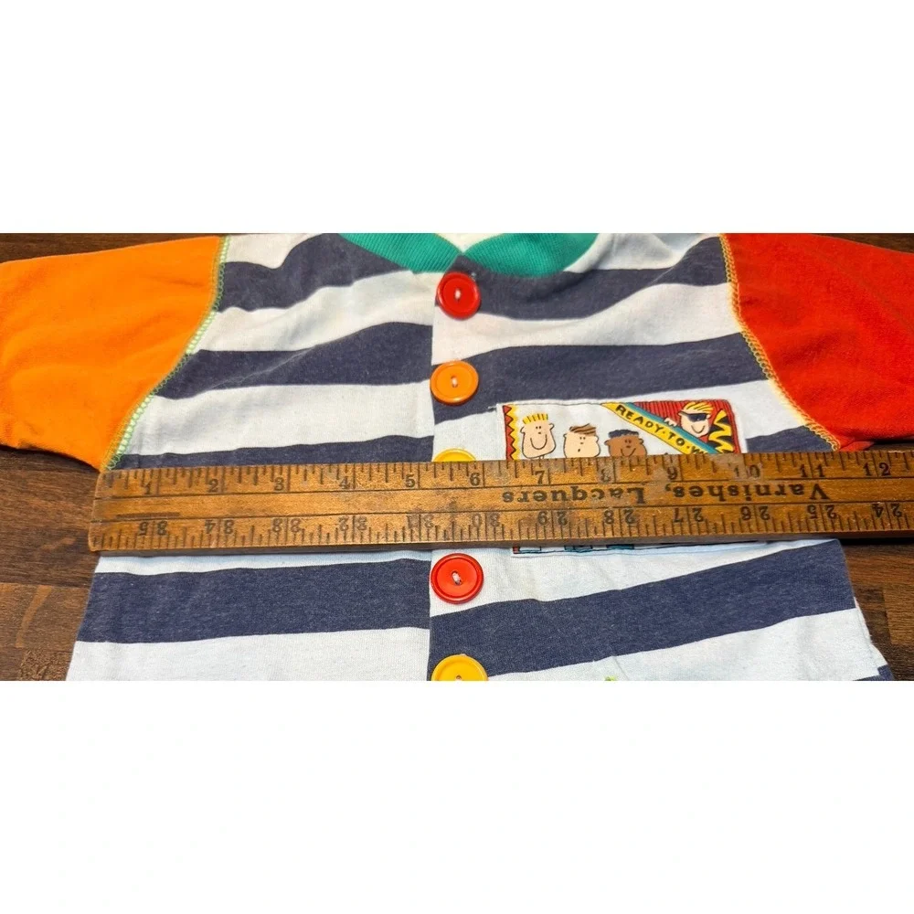 Vintage 80s Y2K color block one piece outfit.  Surf rider. Size 9 months.  Rare